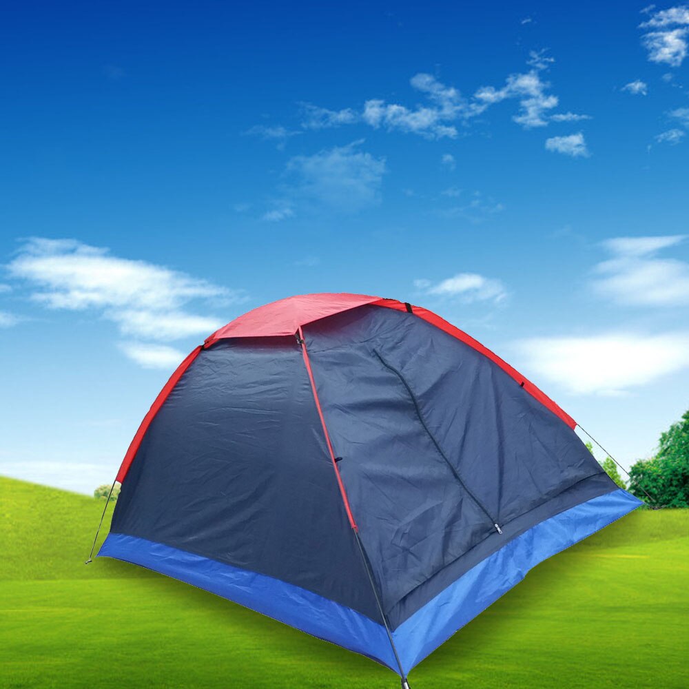 Cheap Goat Tents Camping Tent for 2 Person Single Layer Outdoor Portable Camouflage Handbag Camping Tent for Hiking Travelling Backpacking   